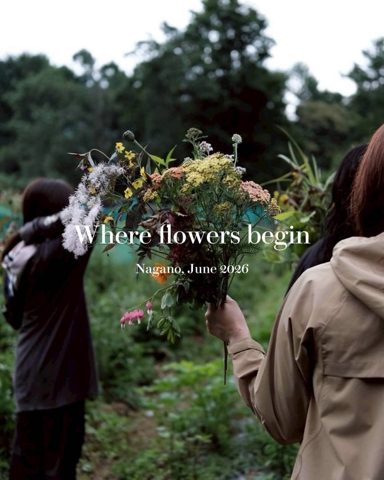Where flowers begin. Nagano, June 2026