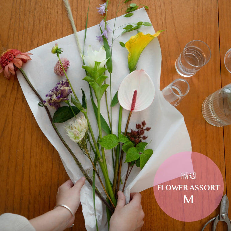 【お花の定期便 -隔週】flower assort(M)